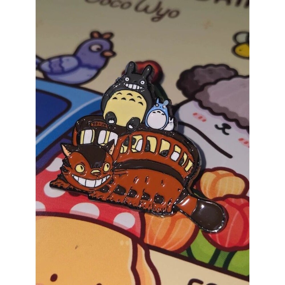 Studio ghibli catbus anime tortoro manga enamel disney pin